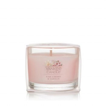 YANKEE CANDLE PINK CHERRY AND VANILLA FILLED VOTIVE