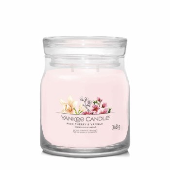 YANKEE CANDLE PINK CHERRY AND VANILLA LARGE JAR